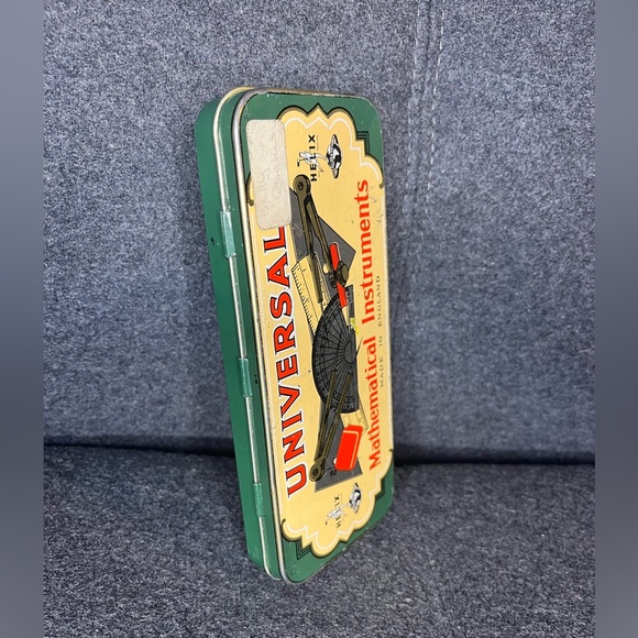 Helix Universal Mathematical Instrument tin box vintage - Picture 2 of 7